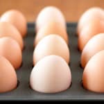 hard baked eggs are the easy way to make hard boiled eggs in the oven
