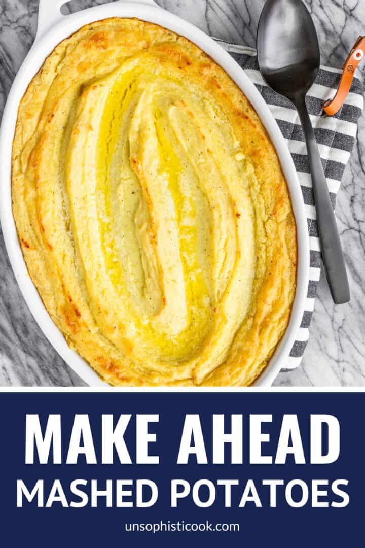 creamy make ahead mashed potatoes