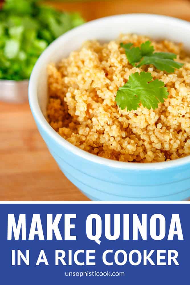 quinoa in rice cooker