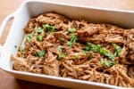 Slow Cooker Beef Barbacoa Recipe -- this copycat Chipotle slow cooker beef barbacoa smells ah-mazing and tastes even better! Perfect for tacos, burrito bowls, tostadas, and so much more. Ideal meal prep recipe! | beef barbacoa crockpot | beef barbacoa slow cooker | barbacoa chipotle | how do you make barbacoa meat | meal prep recipes | find the recipe on unsophisticook.com