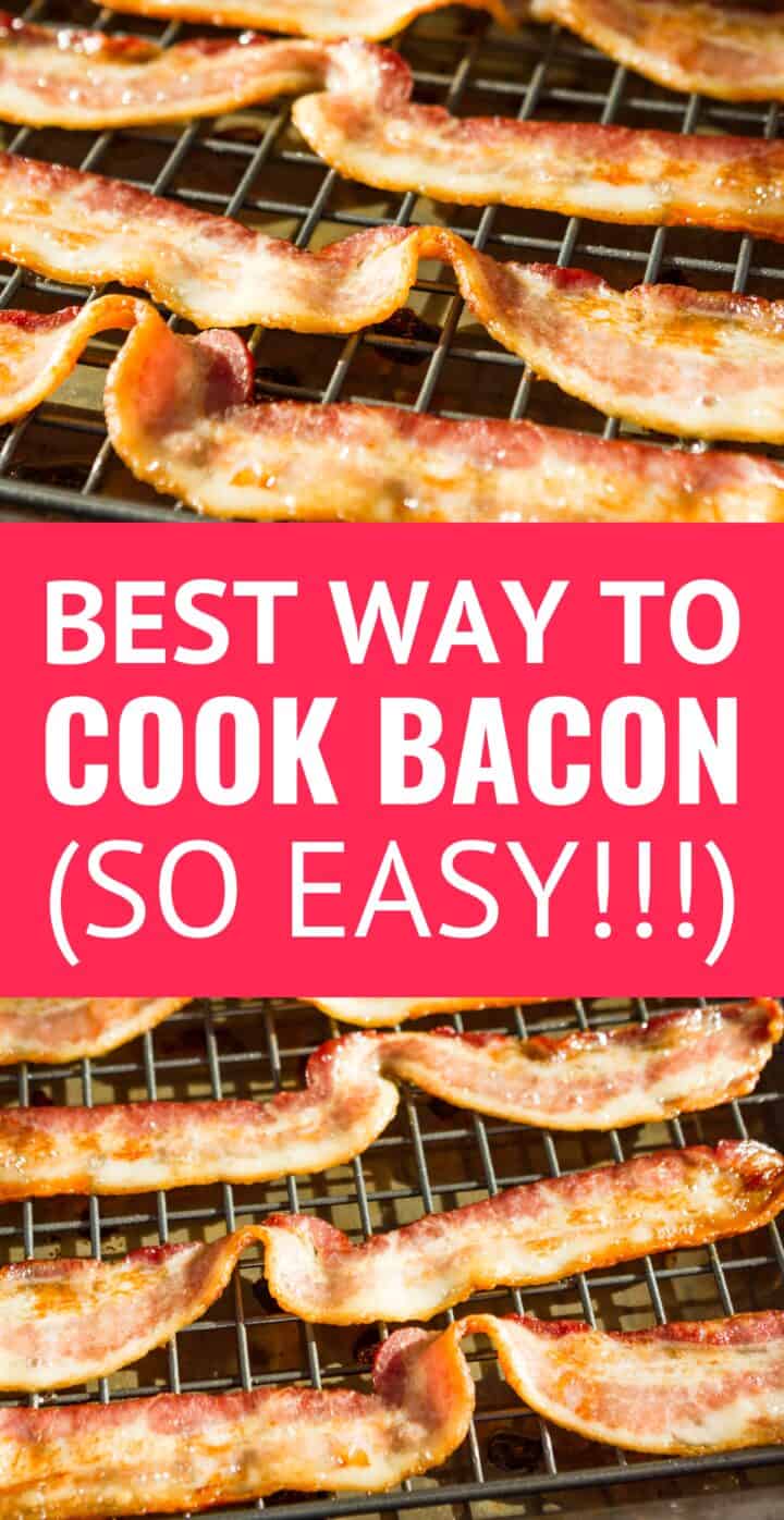how to bake bacon on a sheet pan lined with a cooling rack
