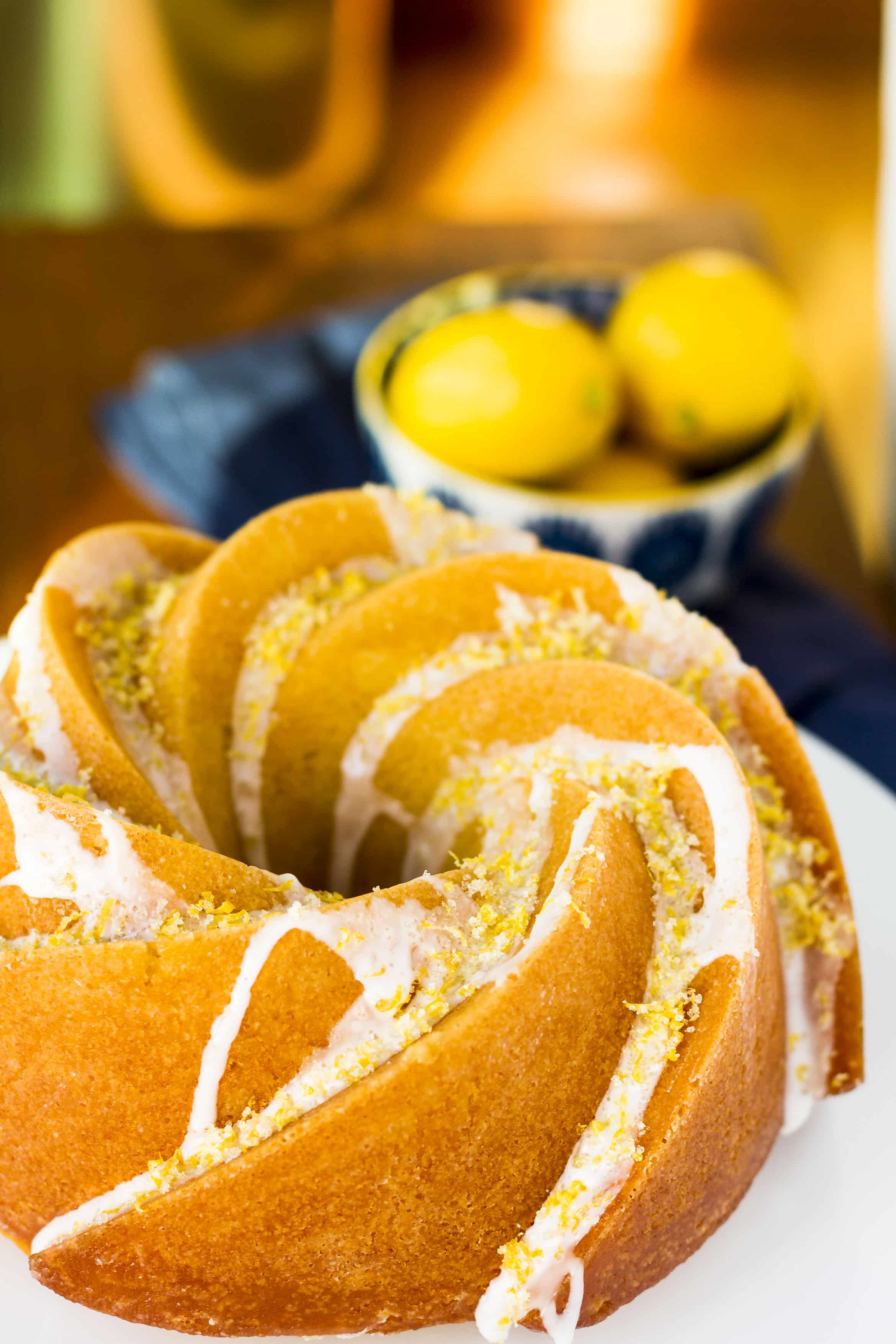 Triple Lemon Bundt Cake Recipe Unsophisticook