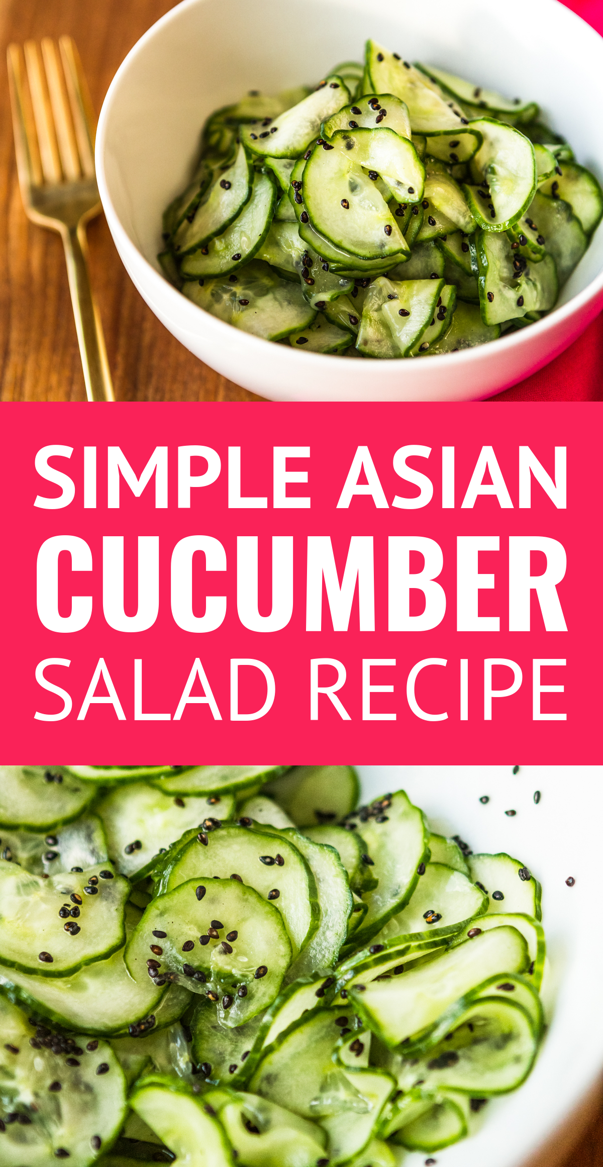 simple marinated asian cucumber salad
