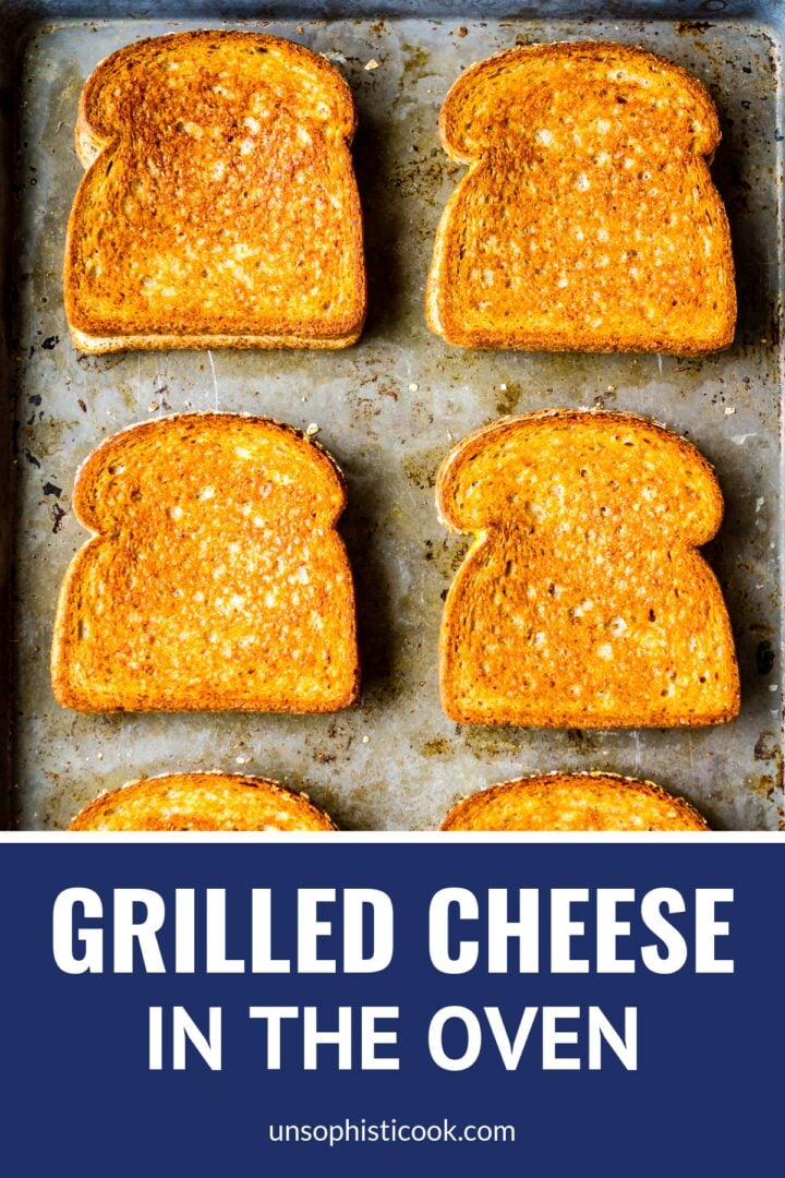 how to make grilled cheese in the oven on a sheet pan