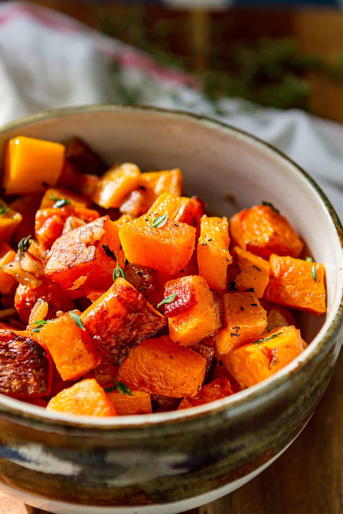 Oven Roasted Butternut Squash With Bacon – Unsophisticook