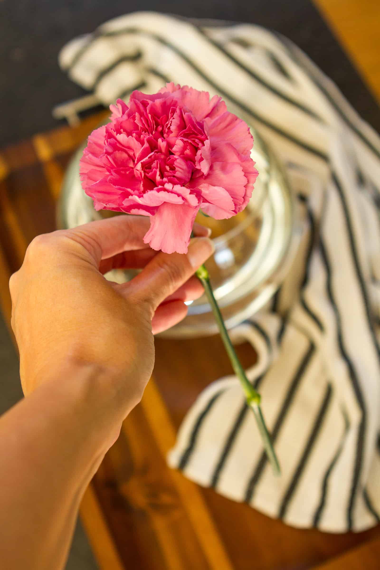 Simple Carnation Flower Arrangement (But Stunning!) // Unsophisticook