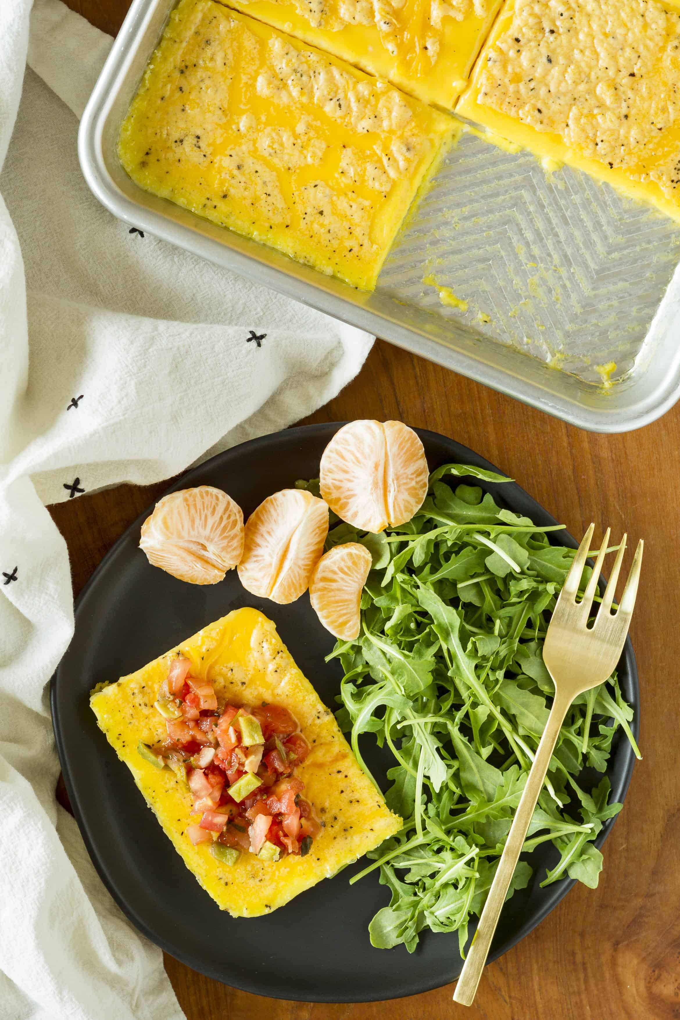 Sheet Pan Scrambled Eggs Recipe - A Make-Ahead Breakfast Recipe