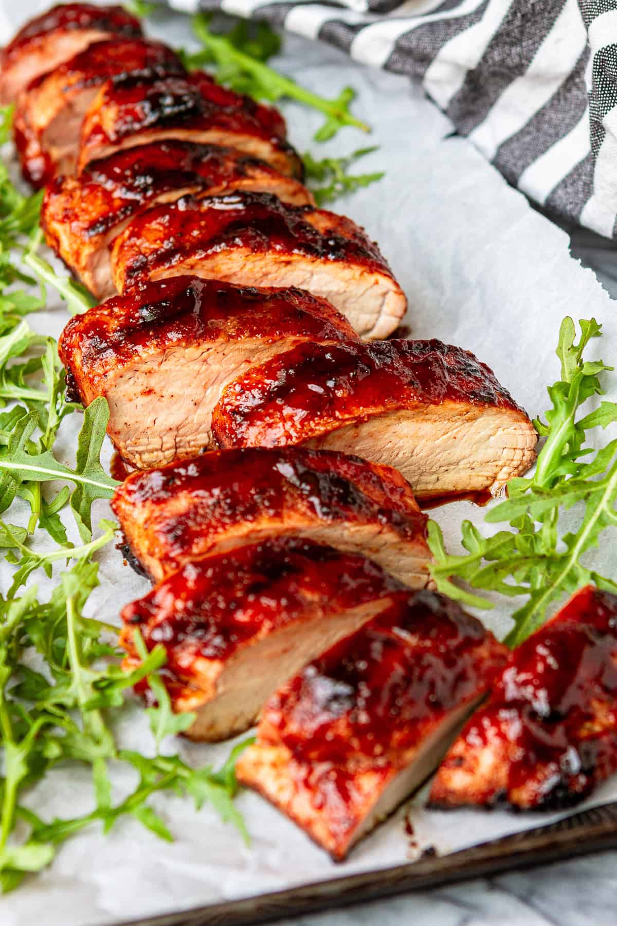 Sweet & Spicy BBQ Grilled Pork Tenderloin - Unsophisticook