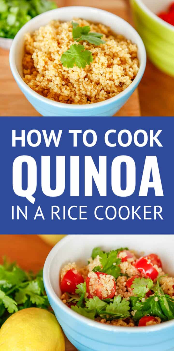 how to cook quinoa in a rice cooker
