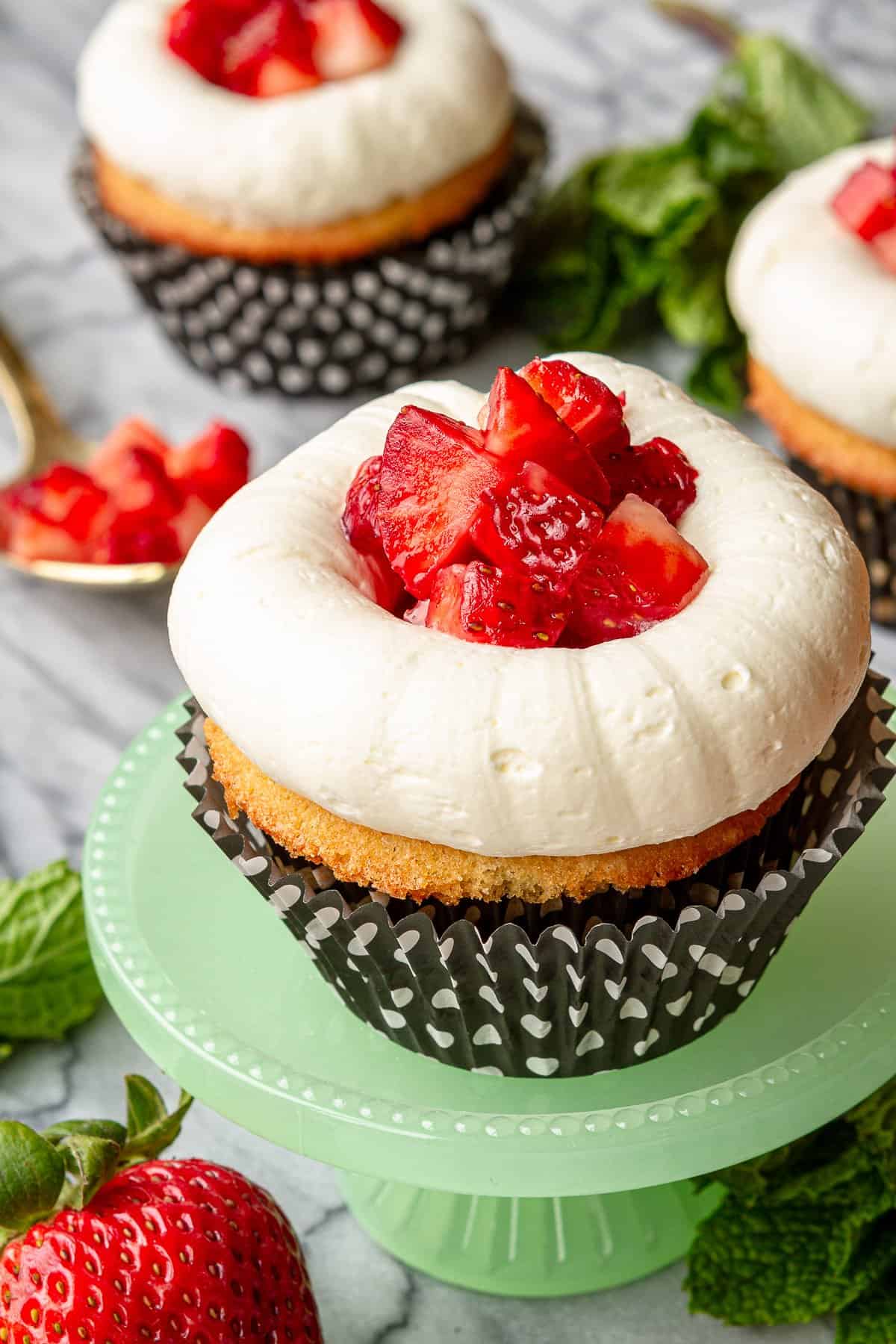 Strawberry Shortcake Cupcakes From Scratch – Unsophisticook