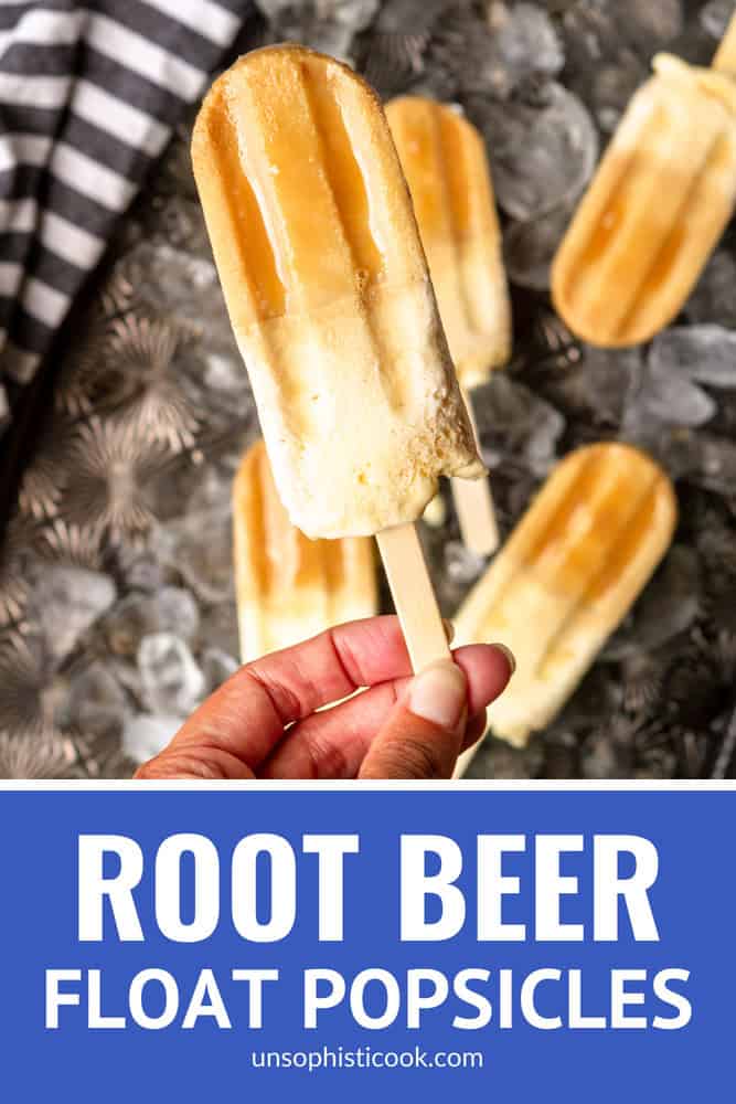 how to make root beer float popsicles