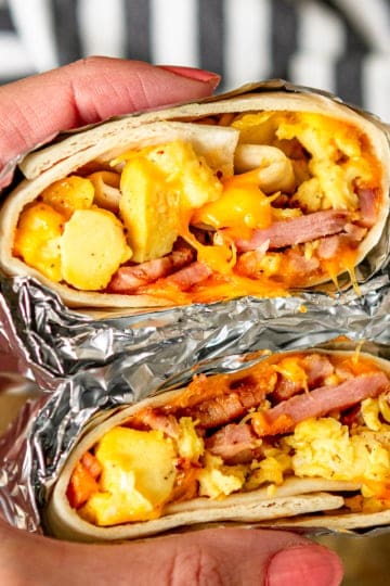 simple & easy freezer breakfast burritos recipe