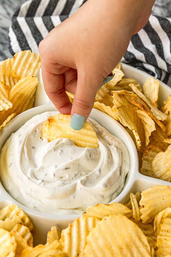 The BEST Chip Dip Recipe! (Lawson's Chip Dip Copycat)