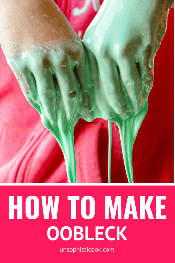 how to make oobleck pinterest graphic