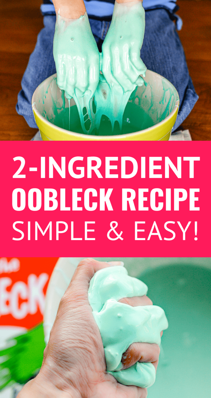 oobleck recipe pinterest collage