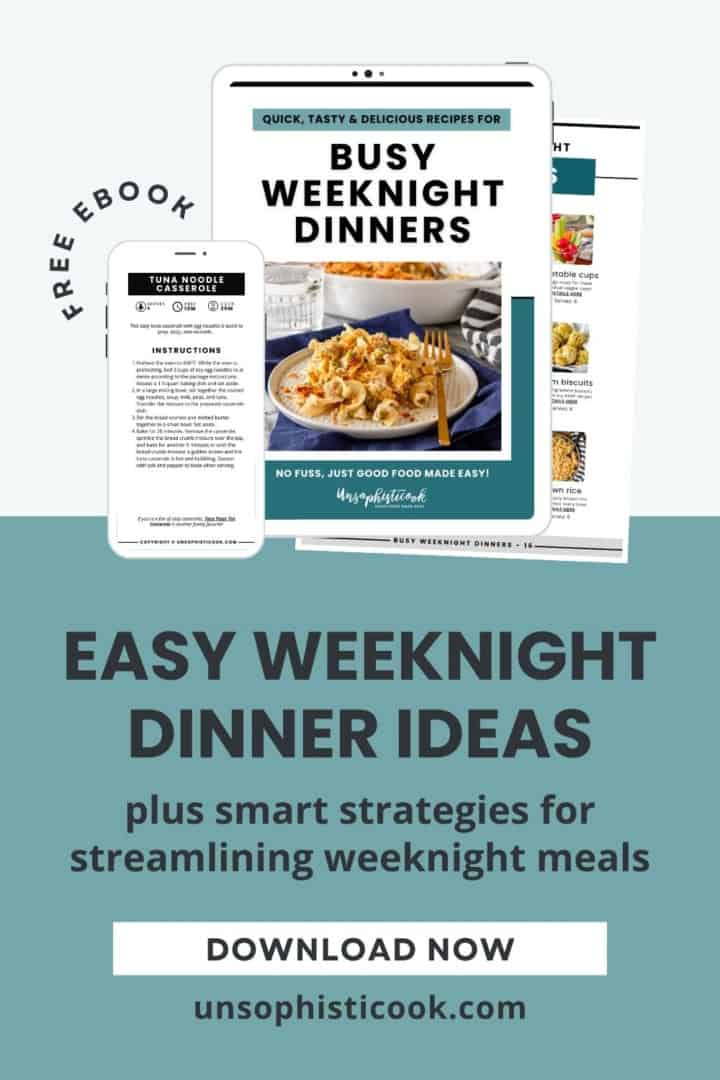 Busy Weeknight Dinners FREE eBook