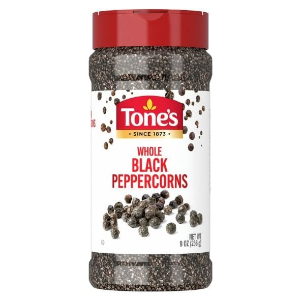 Tone's Whole Black Peppercorns