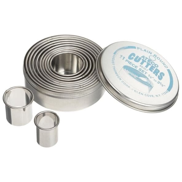 Ateco Plain Edge Round Cutters Set