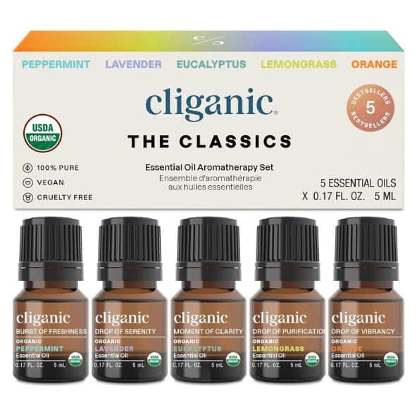 Cliganic Classics Organic Essential Oils Set